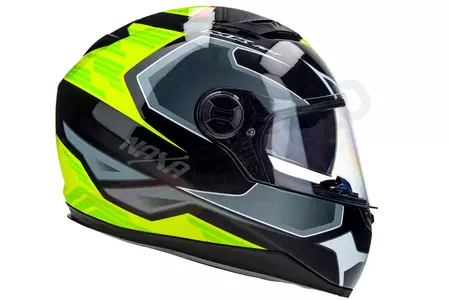 Motociklistička kaciga Naxa F21 koja pokriva cijelo lice, žuta L grafika-3