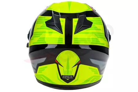 Motociklistička kaciga Naxa F21 koja pokriva cijelo lice, žuta L grafika-8