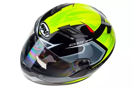 Motociklistička kaciga Naxa F21 koja pokriva cijelo lice, žuta L grafika-9