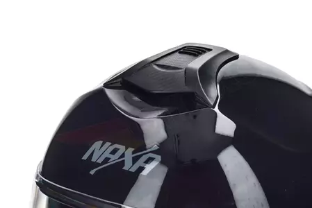 Kask motocyklowy szczękowy Naxa FO4 czarny S-11