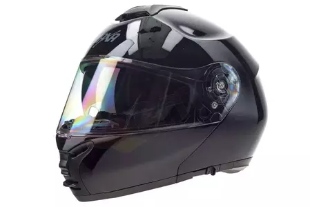 Motociklistička kaciga Naxa FO4 koja pokriva cijelo lice, crna L-2