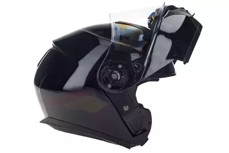 Motociklistička kaciga Naxa FO4 koja pokriva cijelo lice, crna L-5