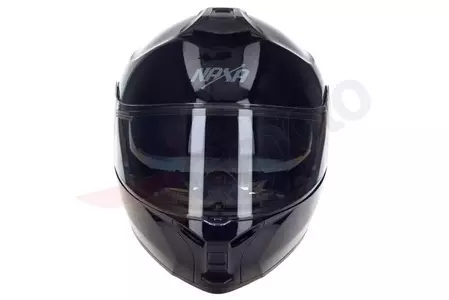 Motociklistička kaciga Naxa FO4 koja pokriva cijelo lice, crna L-6