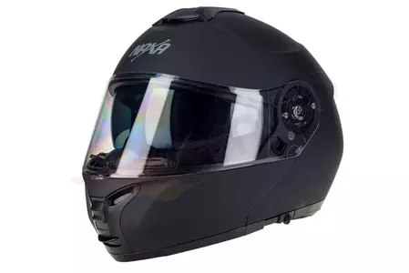 Kask motocyklowy szczękowy Naxa FO4 czarny mat XS-2