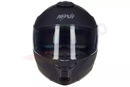 Kask motocyklowy szczękowy Naxa FO4 czarny mat XS-7
