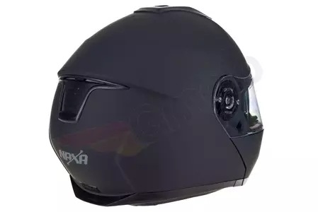 Kask motocyklowy szczękowy Naxa FO4 czarny mat XS-8