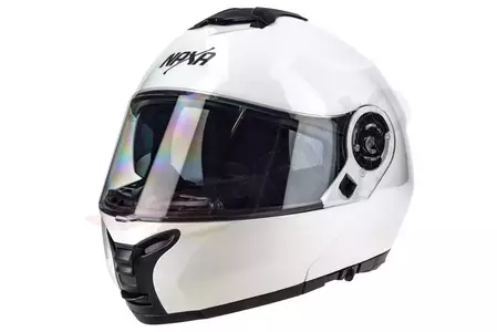 Kask motocyklowy szczękowy Naxa FO4 biały XS-2