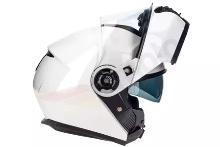 Kask motocyklowy szczękowy Naxa FO4 biały XS-4