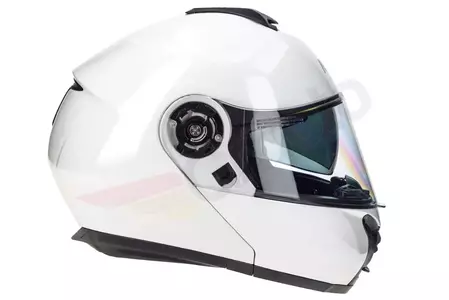 Kask motocyklowy szczękowy Naxa FO4 biały XS-5