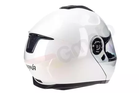 Kask motocyklowy szczękowy Naxa FO4 biały XS-7