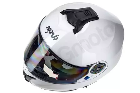 Motociklistička kaciga Naxa FO4 full face, bijela, XS-9