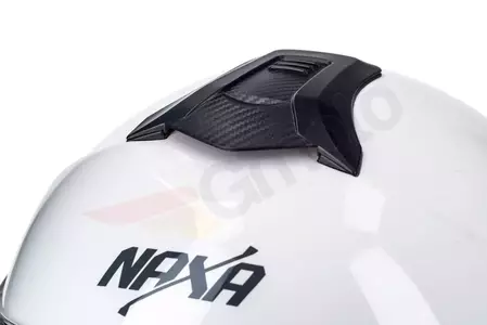Casco moto Naxa FO4 blanco mandíbula L-11