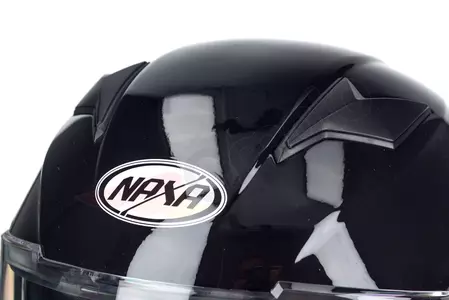 "Naxa F23" integruotas motociklininko šalmas juodas S-11