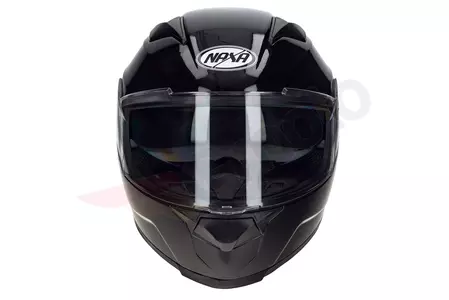 Naxa F23 integral motorcykelhjälm svart S-6