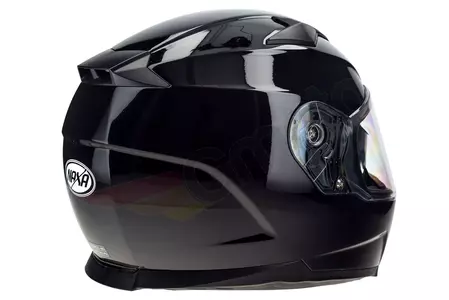 "Naxa F23" integruotas motociklininko šalmas juodas S-7