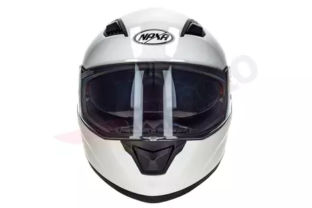 Motociklistička kaciga Naxa F24 koja pokriva cijelo lice, bijela L-3