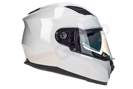 Motociklistička kaciga Naxa F24 koja pokriva cijelo lice, bijela L-4