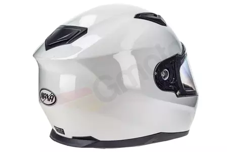 Motociklistička kaciga Naxa F24 koja pokriva cijelo lice, bijela L-7