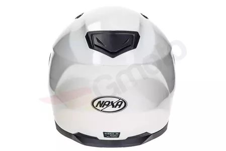 Motociklistička kaciga Naxa F24 koja pokriva cijelo lice, bijela L-8