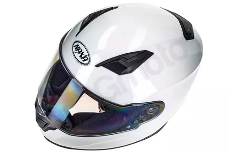 Motociklistička kaciga Naxa F24 koja pokriva cijelo lice, bijela L-9