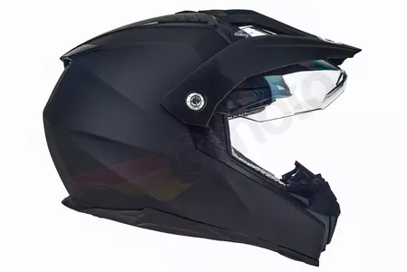 Naxa CO3 adventure motociklistička kaciga, crna mat, XL-6