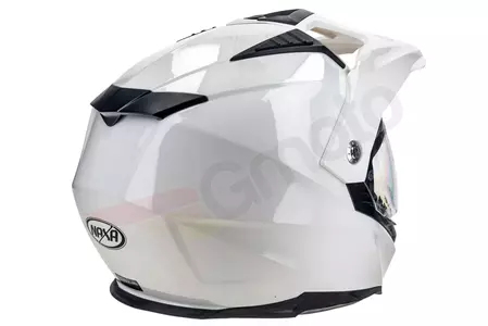 Kask motocyklowy adventure Naxa CO3 biały L-7