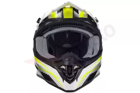 Naxa C9 cross enduro casco moto amarillo grafico L-3