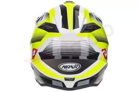 Naxa C9 cross enduro casco moto amarillo grafico L-5