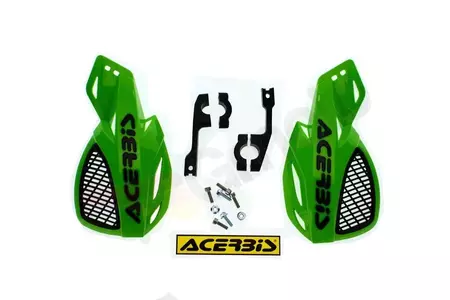 Acerbis MX Uniko ventilirane ručke zelene i crne boje-3