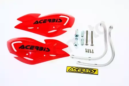Acerbis Uniko ATV-handbeschermers rood-3