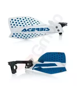 Acerbis X-Ultimate bielo-modré chrániče rúk - listy-3