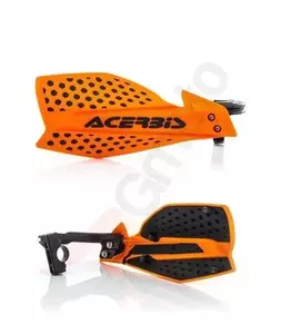 Acerbis X-Ultimate oranžovo-čierne chrániče rúk - listy-3
