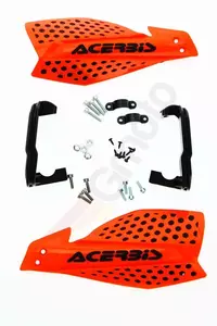Acerbis X-Ultimate oranje-zwarte handbeschermers - bladeren-4