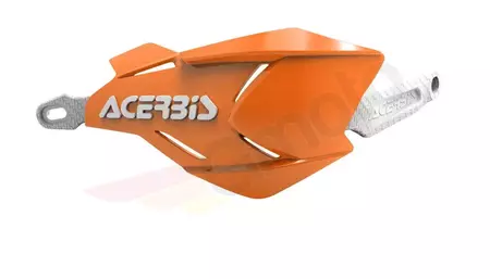 Handprotektoren Handschützer Handguards Acerbis X-Factory Alukern orange-weiß-1