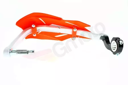 Acerbis X-Factory håndtag med aluminiumskerne orange og hvid-3