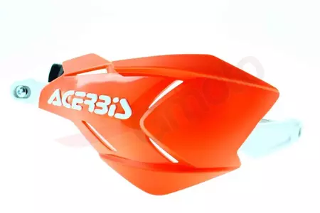 Handbary Acerbis X-Factory rdzeniem aluminiowym pomarańczowo – biały-4