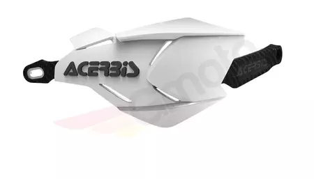 "Acerbis X-Factory" aliuminio šerdies rankiniai suktukai baltos ir juodos spalvos - 0022397.237 