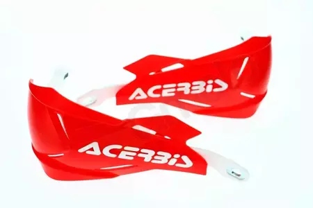 Manillares Acerbis X-Factory con núcleo de aluminio rojo-blanco-3