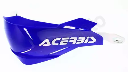 Ръчни кормила Acerbis X-Factory с алуминиева сърцевина, синьо и бяло-2
