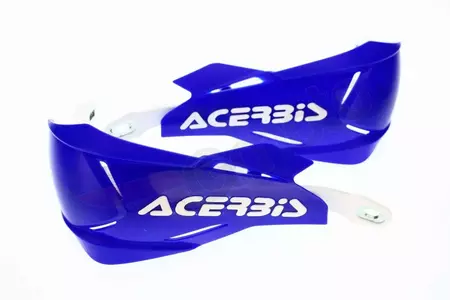 Acerbis X-Factory χειρολαβές αλουμινίου με πυρήνα μπλε και λευκό-3