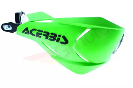 Handbary Acerbis X-Factory rdzeniem aluminiowym zielono – czarne-3
