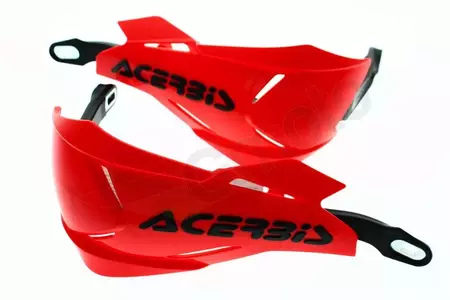 Acerbis X-Factory aluminiumkärna röd-svart handbojor-3