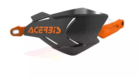 Handbary Acerbis X-Factory rdzeniem aluminiowym czarno – pomarańczowe