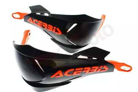 Handbary Acerbis X-Factory rdzeniem aluminiowym czarno – pomarańczowe-2