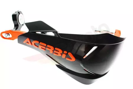 Acerbis X-Factory ručke s aluminijskom jezgrom, crne i narančaste-3