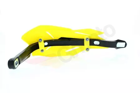 Acerbis X-Factory ručke sa žutom i crnom aluminijskom jezgrom-3