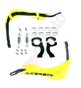 "Acerbis X-Factory" rankiniai su aliuminio šerdimi geltonai juodos spalvos-4