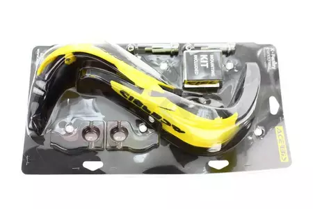 Acerbis X-Factory ručke sa žutom i crnom aluminijskom jezgrom-6