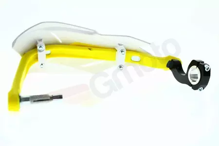 Hliníkové jadro riadidiel Acerbis X-Factory biele a žlté-4