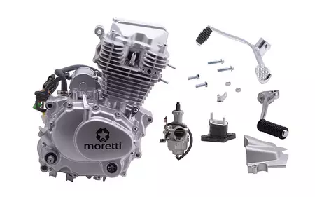 Moretti vertikal 162FMJ 150cc 4T 5-trins motor-1